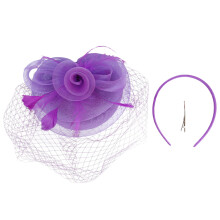 5 Teile Tee Party Fascinator Hut Mit -Headband Für Frauen