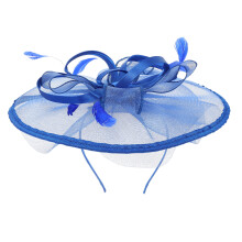 3Stk Damen Blaue Mesh Quill Headpiece - Und Festtagsdeko
