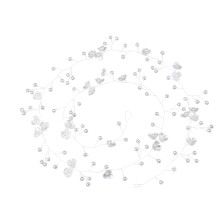 2Stk Ketten Gürtel Silber Hochzeit Accessoire Mit Perlen