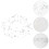 2Stk Ketten Gürtel Silber Hochzeit Accessoire Mit Perlen 10