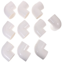 10Stk PVC Winkelstück Aquarien Verbinder Für Wasserschlauch