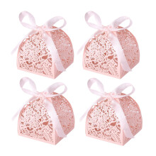100Stk Rosa Hochzeitspapier Boxen Recyclingfähig Für Geschenke