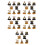 40Stk Honeycomb Party Tischschmuck 5