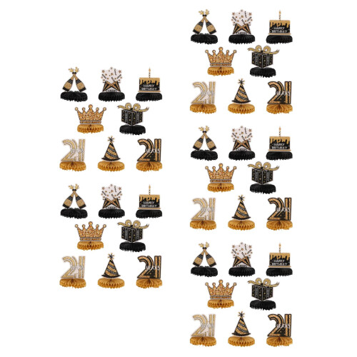 40Stk Honeycomb Party Tischschmuck 2