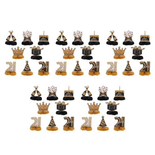 40Stk Honeycomb Party Tischschmuck 1