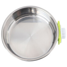 2Stk Pet Feeder Grün Doppelnäpfe Futter- Und Wasserschale