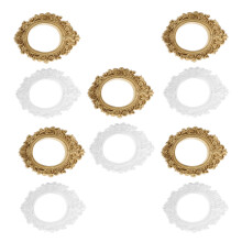 40Stk Resin Fotorahmen Retro Für Schmuck Und Heimdekoration