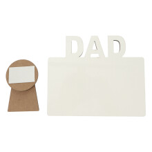 3Stk Moderner Weißer Holz Bilderrahmen Dad Für Und Wand