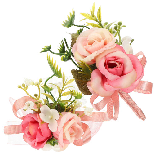 5 Sets Blumen Brosche Armband Corsage Armbänder