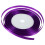 6Mm 25 Yard Polyester Seidenband Dunkelviolett 2
