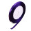 6Mm 25 Yard Polyester Seidenband Dunkelviolett 9