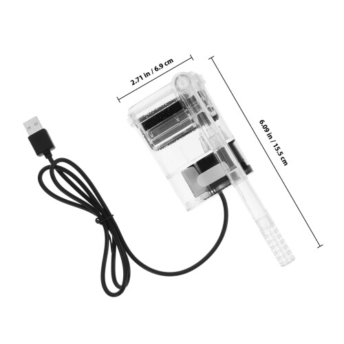 Aquarium Wasseraufbereitungsbox Filter Hängebox Mini Leise USB 1