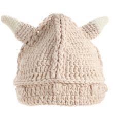 Unisex Strickmütze Mit Lustigen Hörnern 56-58 Cm