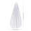 2Pcs Simple Elegant Wedding Veil With Comb Pure White 0.8 M 2