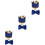 3Stk Geburtstagshut Mit Schleife, Cosplay-Accessoire 5
