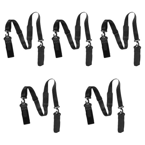 5Pcs Durable Grey Ski Carry Straps Adjustable Shoulder Sling for Skis 2