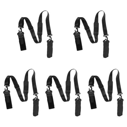 5Pcs Durable Grey Ski Carry Straps Adjustable Shoulder Sling for Skis 1