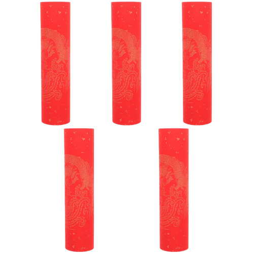 5 Rolls Calligraphy Red Paper Chinese Blank Writing Paper 2