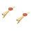 2Stk Goldene Necktie Clips Hochzeit Männer Geschenk 2