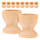 20Pcs Kitchen Wooden Egg Holders Khaki Natural Egg Tray for Breakfast 3