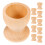 20Pcs Kitchen Wooden Egg Holders Khaki Natural Egg Tray for Breakfast 5