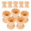 20Pcs Kitchen Wooden Egg Holders Khaki Natural Egg Tray for Breakfast 7