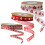 12 Rolls Valentine's Day Heart Pattern Ribbon For Wrapping 1