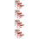 12 Rolls Valentine's Day Heart Pattern Ribbon For Wrapping 8