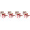 12 Rolls Valentine's Day Heart Pattern Ribbon For Wrapping 4