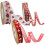 12 Rolls Valentine's Day Heart Pattern Ribbon For Wrapping 11