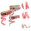 12 Rolls Valentine's Day Heart Pattern Ribbon For Wrapping 10
