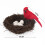 Creative Bedroom Layout Prop Bird Nest Egg Sparrow Ornament Set 3