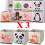 Kids Fabric Storage Box Eco-Friendly Organizer Cube Panda 4