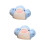 2Pcs Shark Shape Plush Toy Throw Pillow For Sofa Bed Couch 9