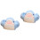 2Pcs Shark Shape Plush Toy Throw Pillow For Sofa Bed Couch 6