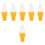 6Pcs Fake Ice Cream Decor White Realistic Display Model 4