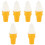 6Pcs Fake Ice Cream Decor White Realistic Display Model 6