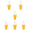 6Pcs Fake Ice Cream Decor White Realistic Display Model 11