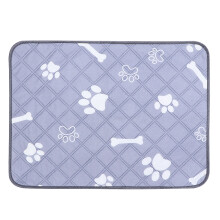 2Pcs Waterproof Pet Training Pads With Bone Pattern Anti Slip Cushion