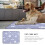 2Pcs Waterproof Pet Training Pads With Bone Pattern Anti Slip Cushion 6