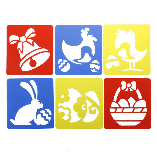 3 Set Stencil Creativi Per Pittura Artigianale