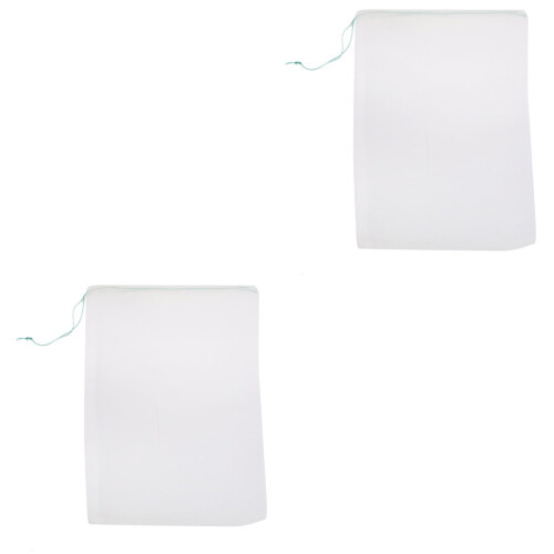 20 In Nylon A Rete Con Coulisse 25x35 Cm Per 2
