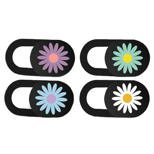 12 Pezzi Copriobiettivo A Daisies Per Webcam Laptop