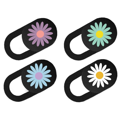 12 Pezzi Copriobiettivo A Daisies Per Webcam Laptop 1