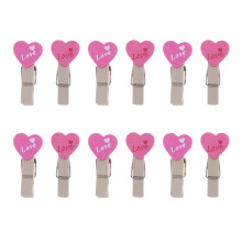 96 Stuks Hartvormige Foto Klemmen Craft Diy Accessoire