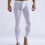 Men's Thermische Basislaag Broek Legging M Wit 7