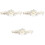 3St Wedding Belt Set Bruid in Kant As Shown, Design 3