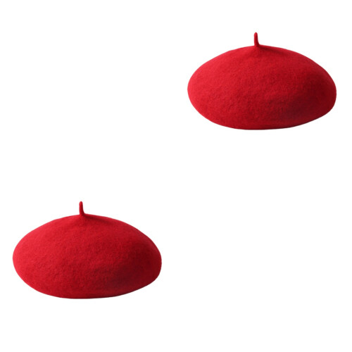 2 Unidades Chapéu Inverno Beret Bebê M 2