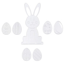1 Conjunto/7 Peças De E Para Páscoa