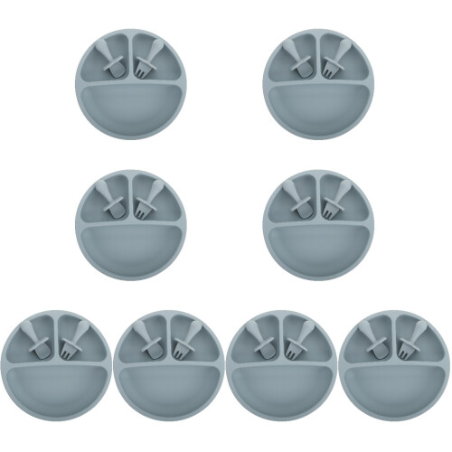 8Conjuntos De Silicone Resistente Para Bebê 2